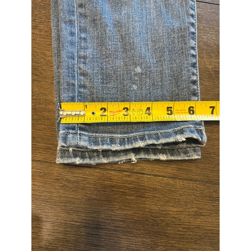 Judy Blue Distressed Boyfriend Fit Jeans Medium‎ Wash Size 3 26 - Picture 8 of 8